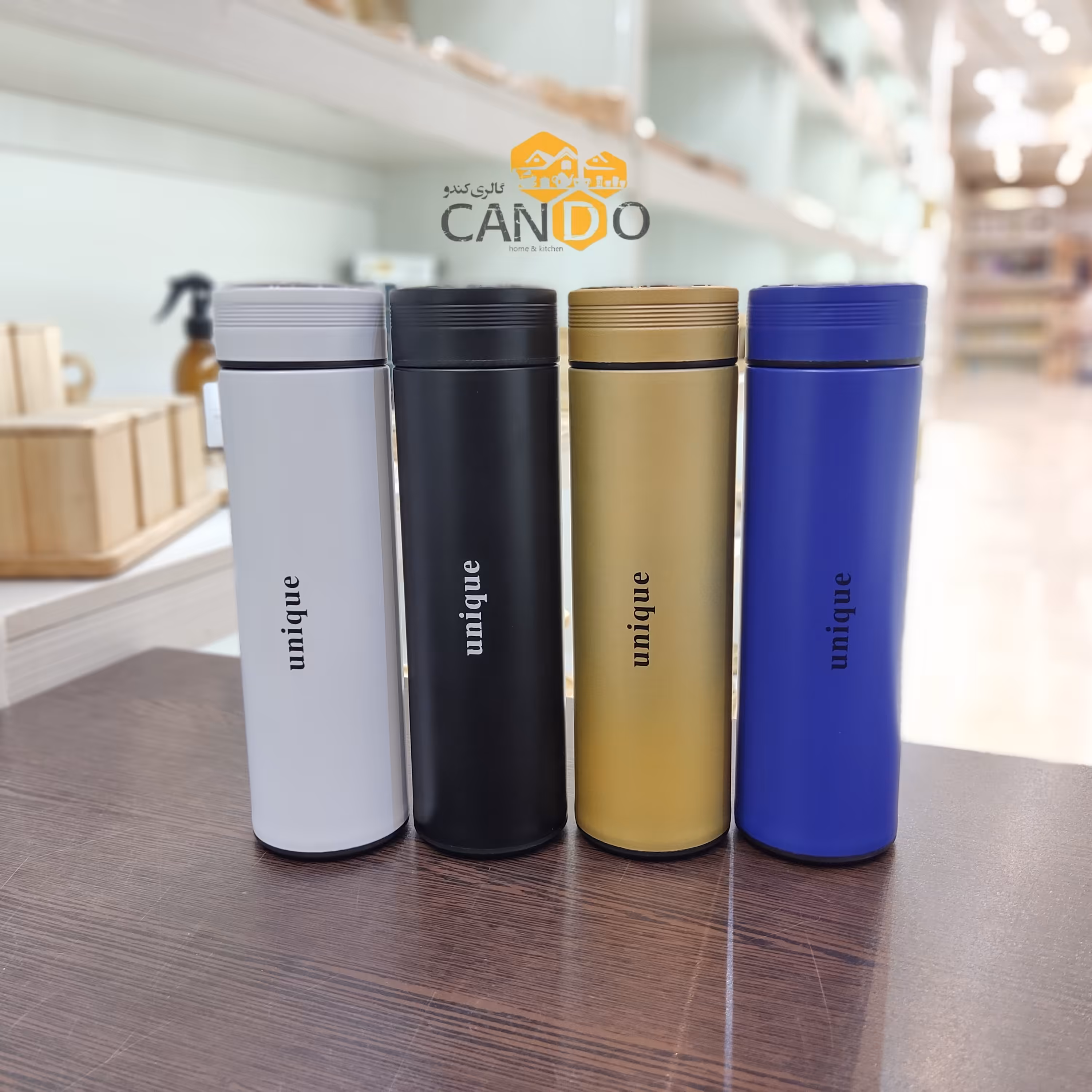 فلاکس دماسنج دار (فلاکس درجه دار یونیک فلاسک دماسنج فلاسک استیل هوشمند)