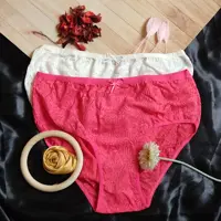 شورت اسلیپ زنانه گیپور برند دنیم ترکیه  رنگ گلبهی  سایزبندی  XL  3XL