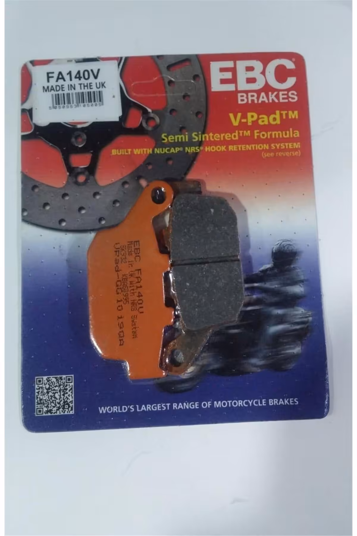 لوازم یدکی موتورسیکلت لنت ترمز SEMI SINTER FA140V HONDA FES 250 FORESIGHT CBR 500 600 CB 650F XL 650 700 V XR EBC