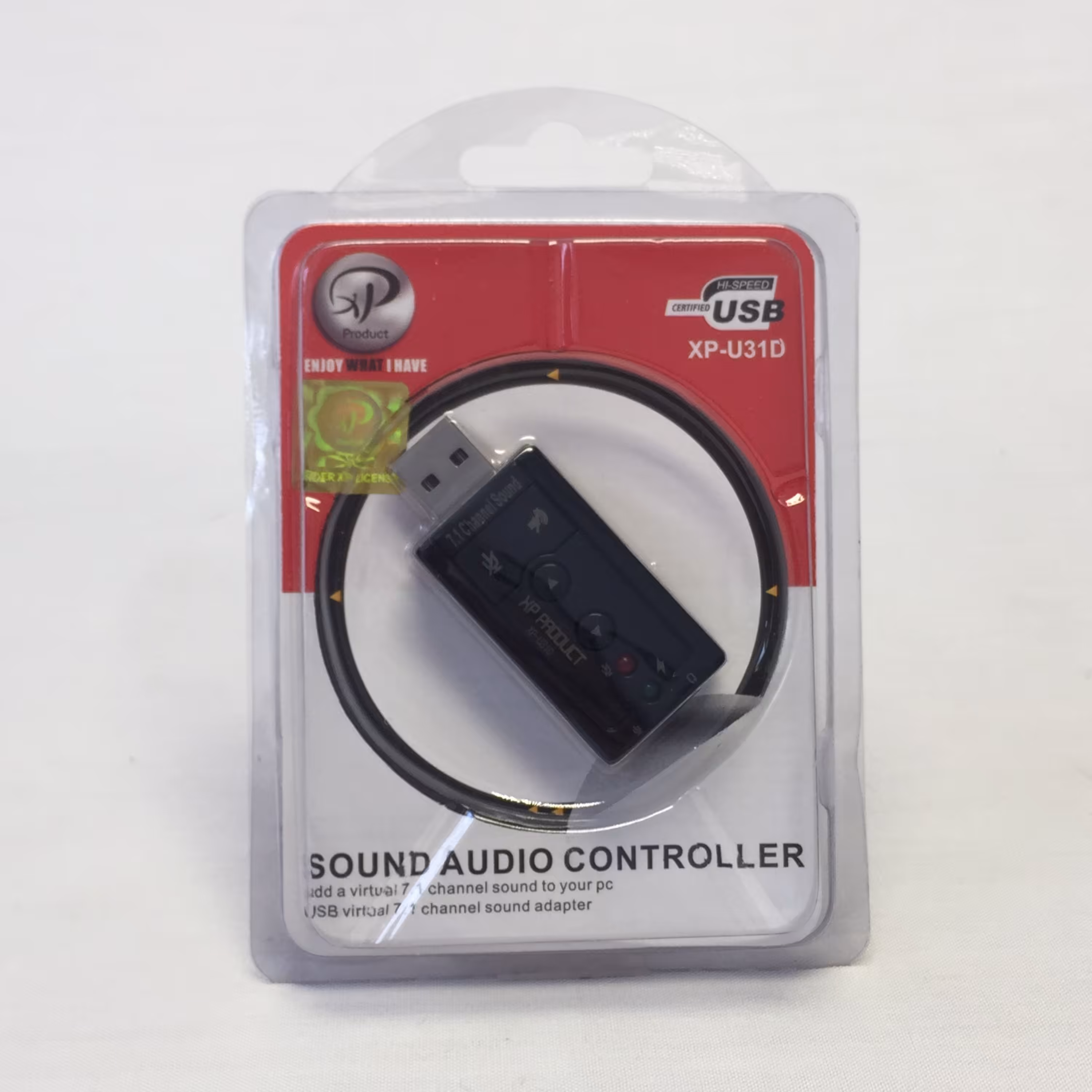 کارت صدا 7.1 کاناله USB اکسترنال XP مدل U31D