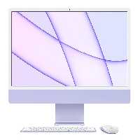آی مک 24 اینچ اپل مدل CTO M1 chip 8-Core CPU 8-Core GPU 16GB RAM 1TB SSD بنفش