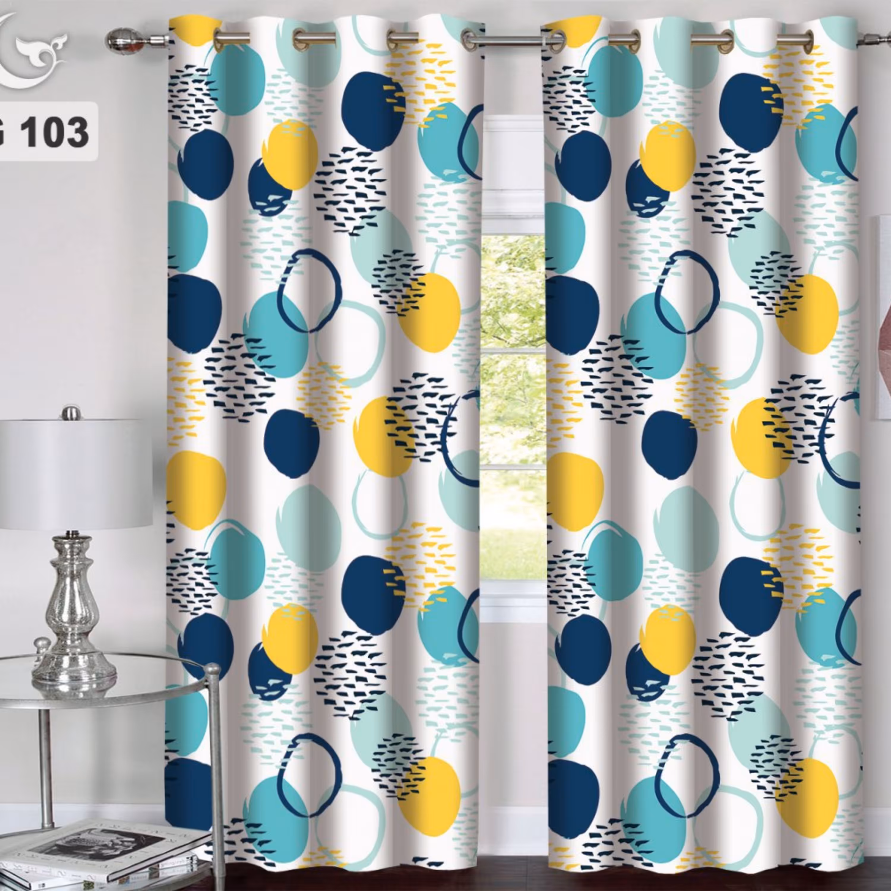 پرده مناسب پذیرایی وخواب کد 103