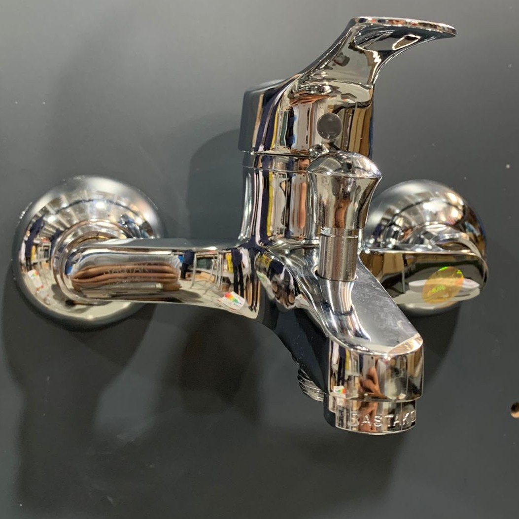 شیرالات شیر دوش شیرالات ساختمان رنگ کروم