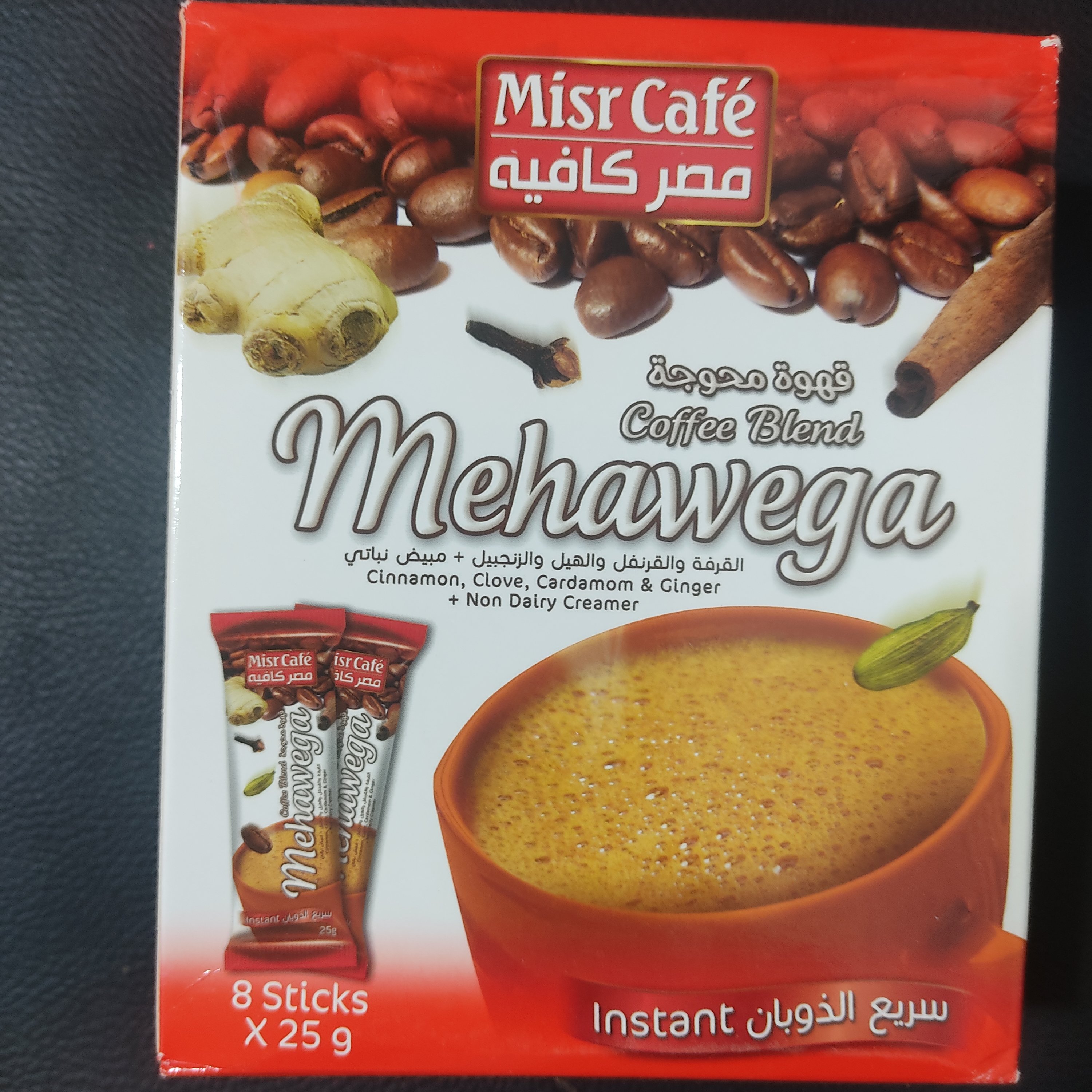 قهوه فوری چهار مزه مقوی خارجی اصل 8ساشه ای