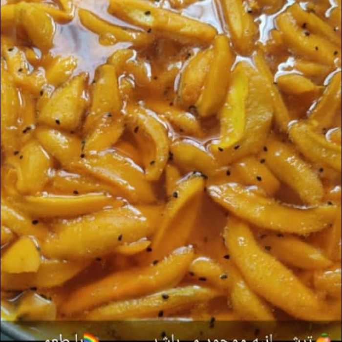 ترشی انبه  طعمش ملسه  کیفیتش عالیه تازس