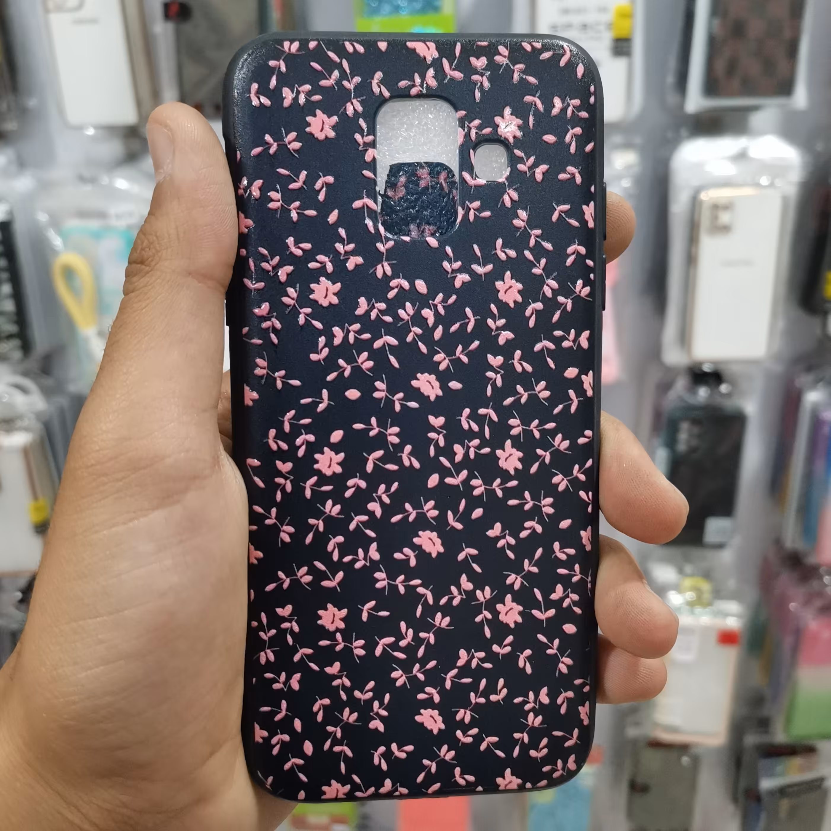 گارد طرح دار گل مناسب برای سامسونگ a6