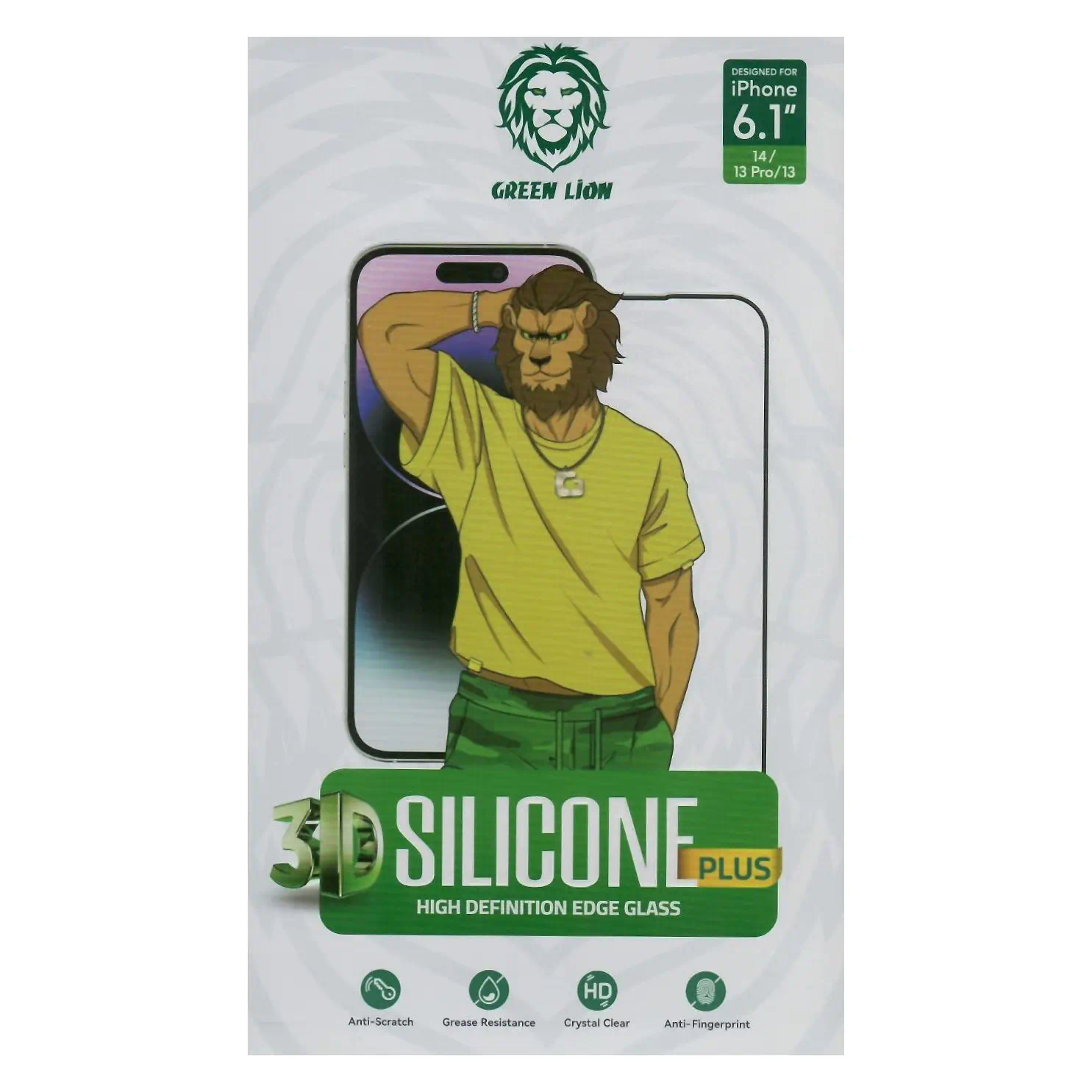 محافظ صفحه نمایش شفاف گرین مدل Slicone Plus برای آیفون