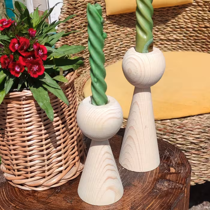 جاشمعی اقتصادی چوبی نراد ست دوتایی (هزینه ارسال پسکرایه تیپاکس)