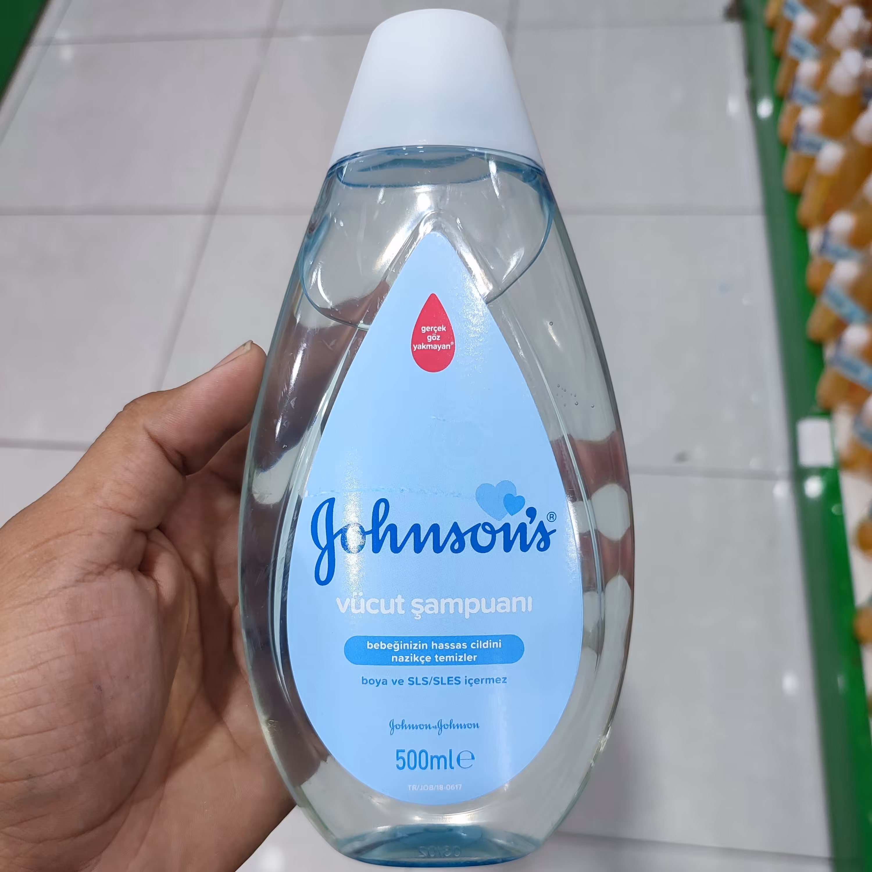 شامپو بدن بچه جانسون مدل Regular حجم 500 میل