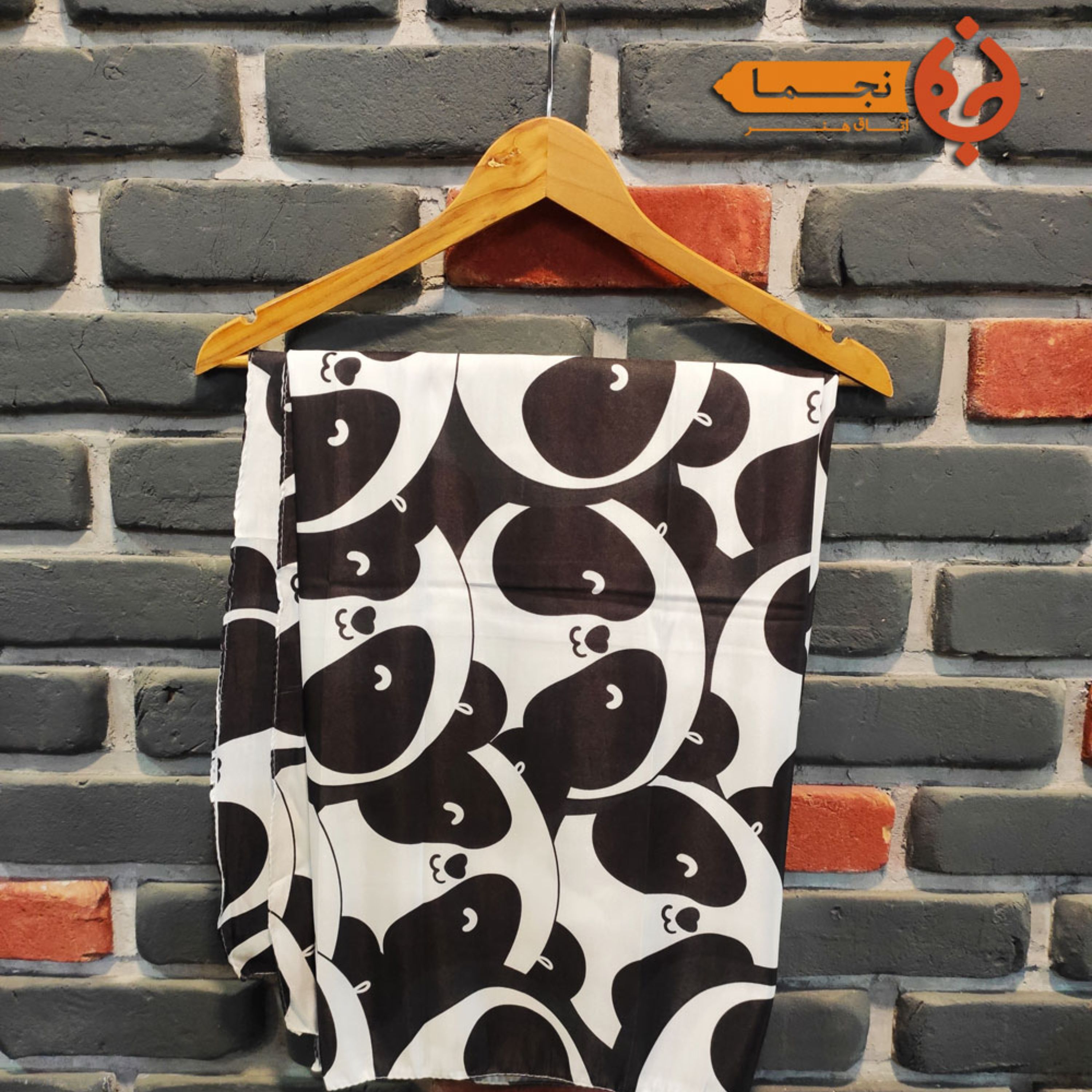 روسری طرح پاندا کد m23