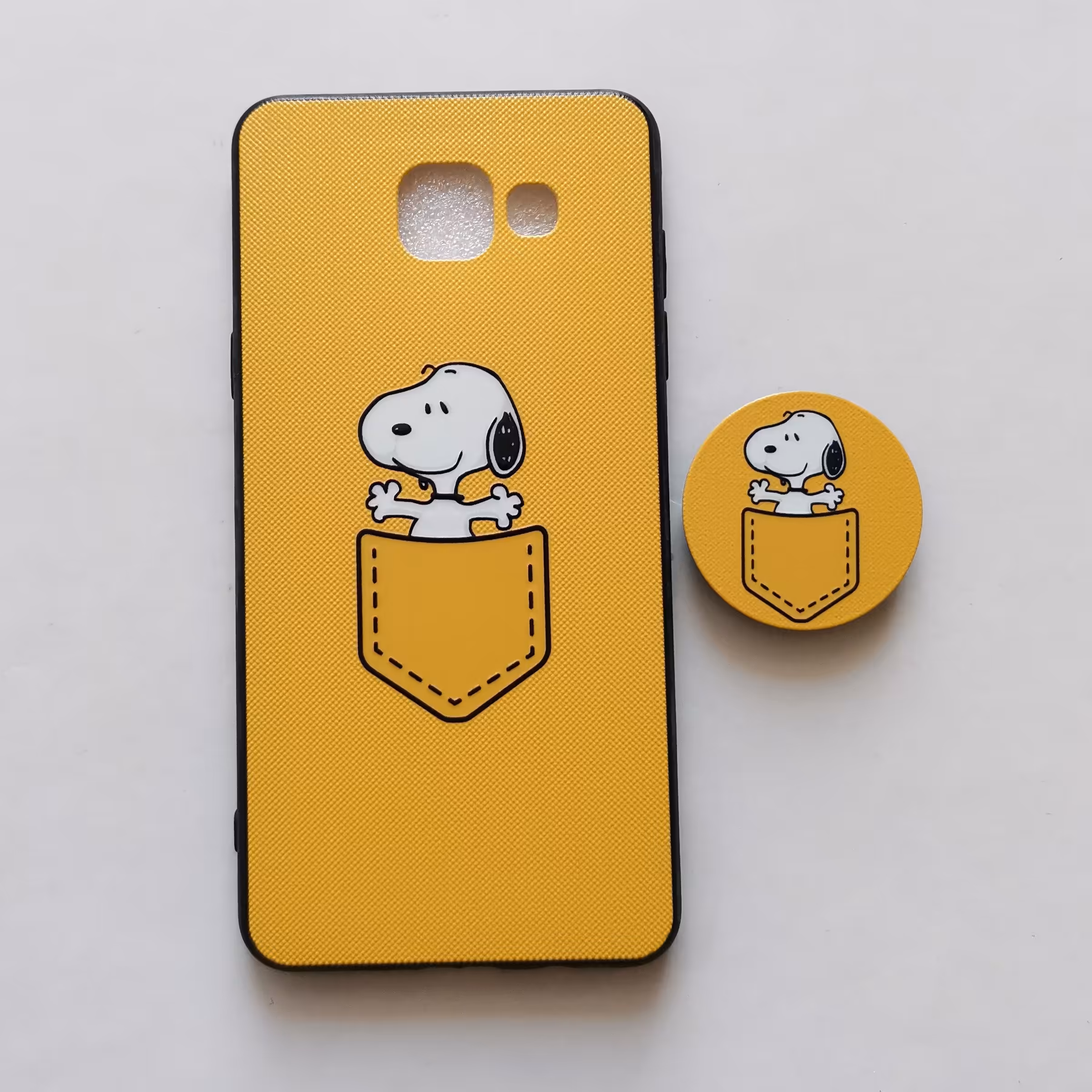 قاب طرحدار پاپ سوکت دار  snoopy گوشی سامسونگ A5 2016 یا A510
