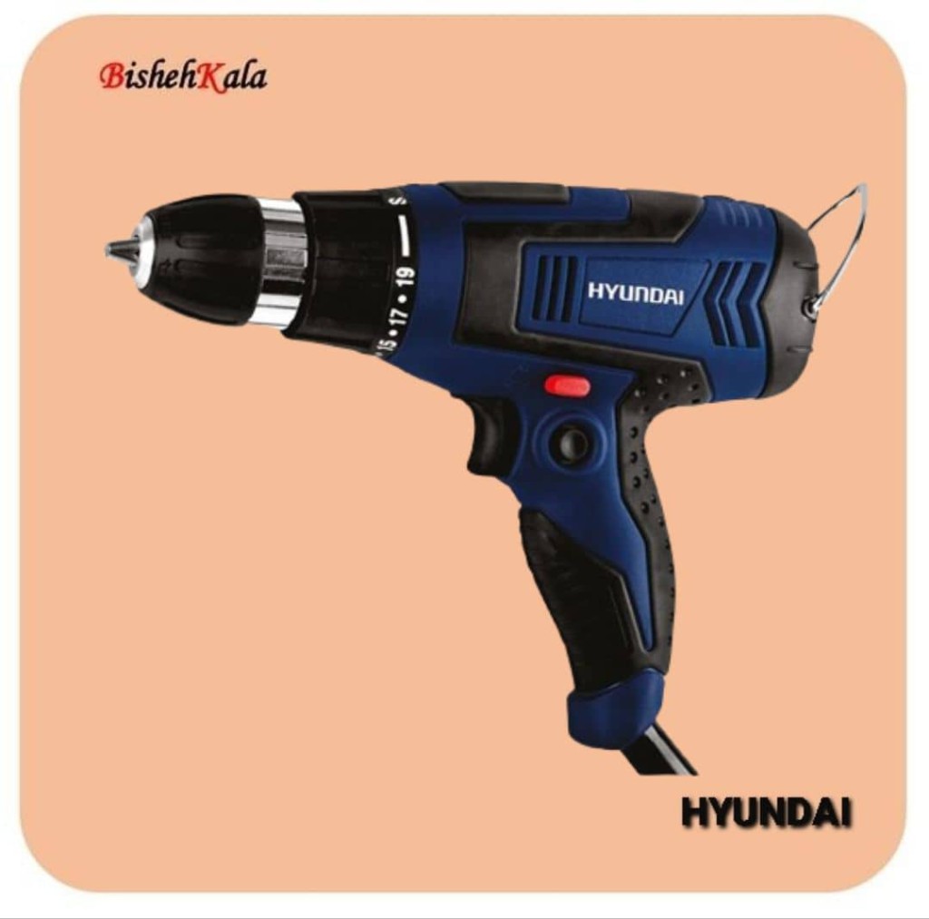 پیچ گوشتی برقی تک سرعته اتوماتیک هیوندای HYUNDAI مدل HP231-DD کد(3)