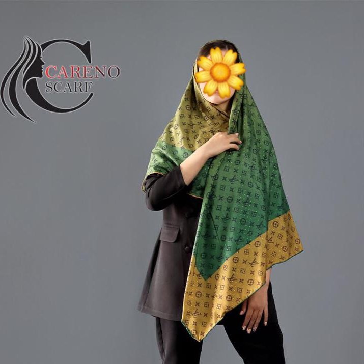 روسری نخی پارچه کریستال