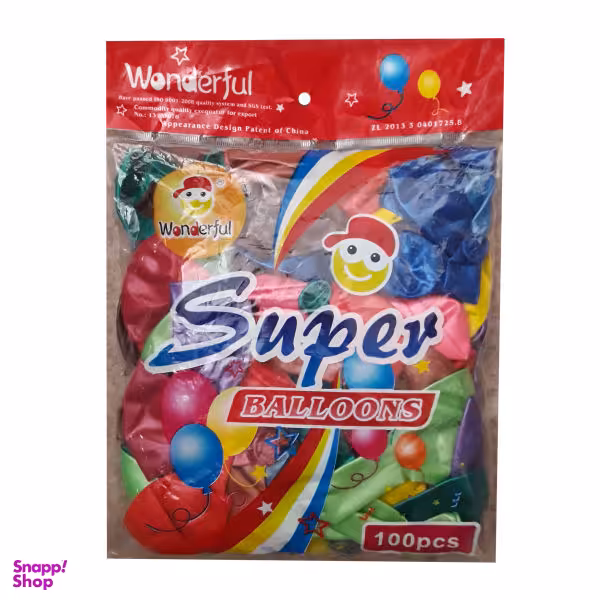 بادکنک مدل 1123 بسته 100 عددی