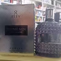 ادکلن اینتنس مردانه با رایحه خنک و ملایم مخصوص آقایان محصول شرکت reev