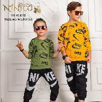 بلوز شلوار نایک جنس دورس در رنگبندی خردلی بنفش قرمز وسبز