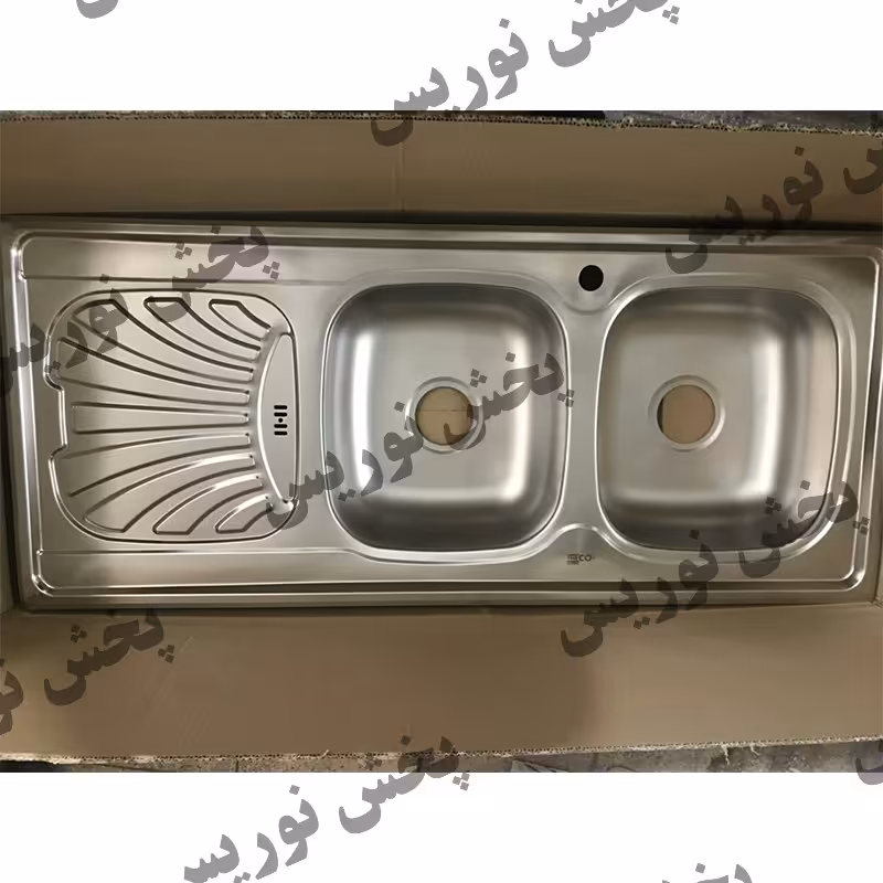 سینک استیل توکار 120 در 50 کد  ES-141
