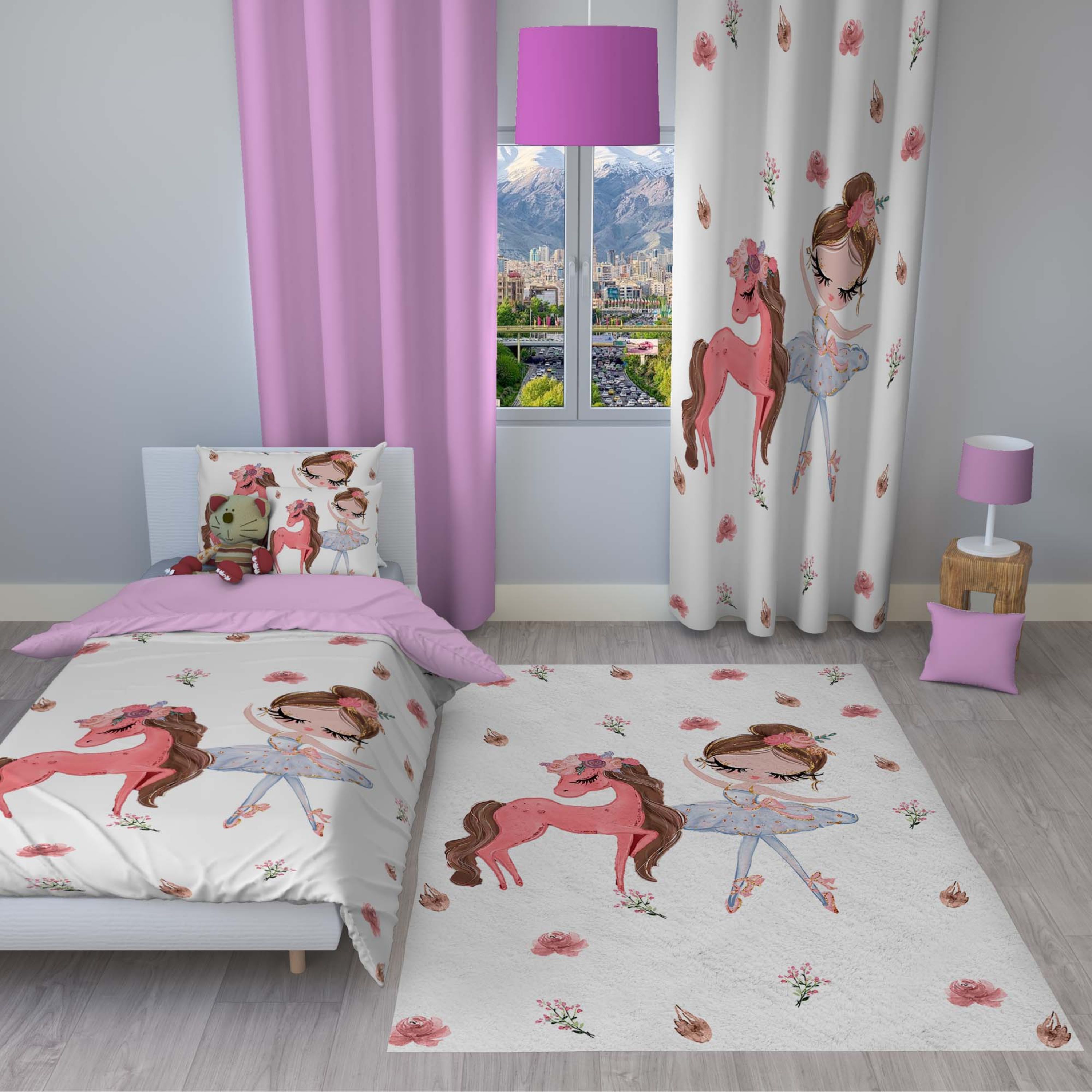 سرویس روتختی مدل 141 یک نفره 4 تکه سایز 140x230