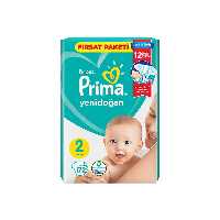 پوشک پریما پمپرز ترک سایز 2 تعداد 72 عددی pampers prima