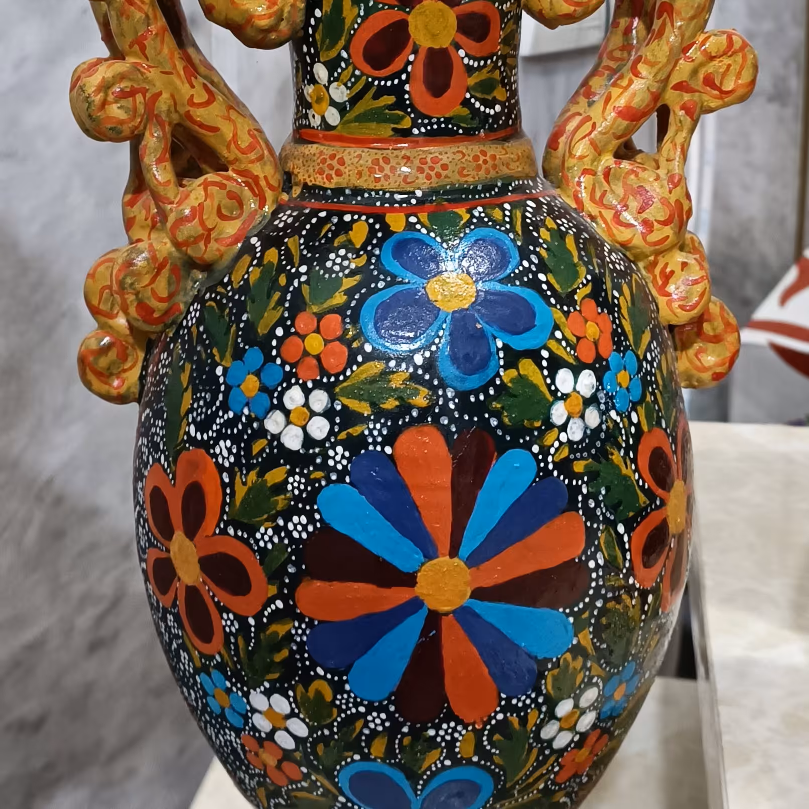 گلدان سفالی