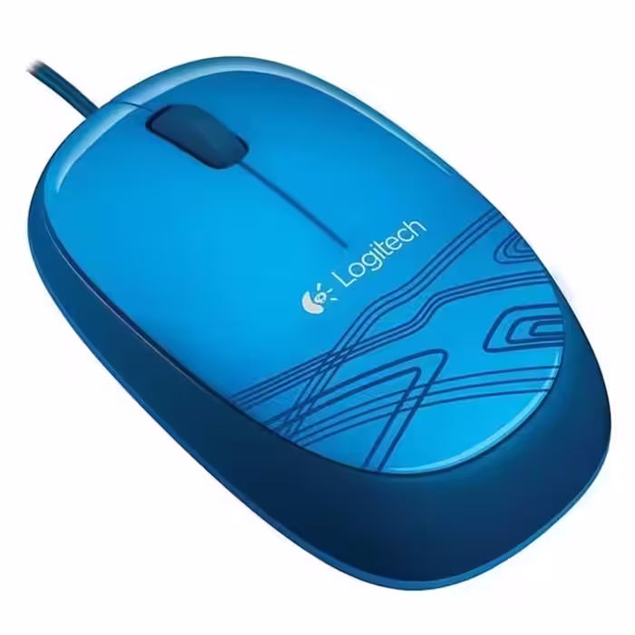 ماوس لاجیتک مدل M105 Corded آبی