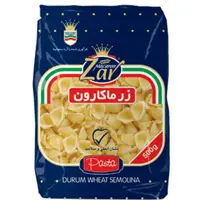 ماکارونی شلز زر ماکارون مقدار 500 گرم