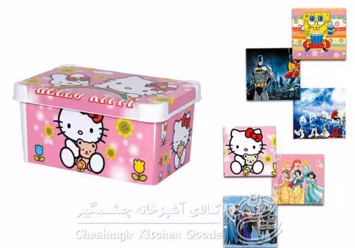 جعبه همه کاره کوچک چاپدار لیمون دخترانه کد 44202
