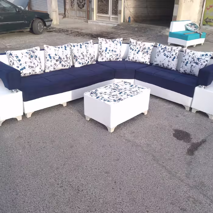 مبلمان راحتی ال دوبل ژینو در تنوع رنگ بندی با کیفیتی عالی