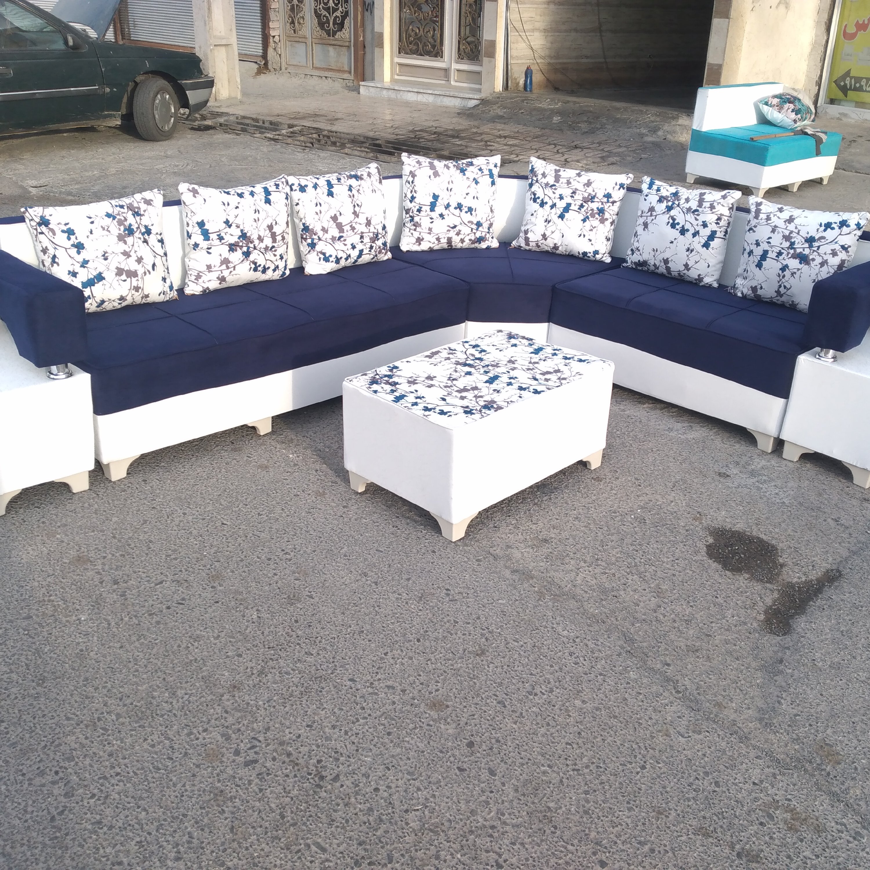 مبلمان راحتی ال دوبل ژینو در تنوع رنگ بندی با کیفیتی عالی