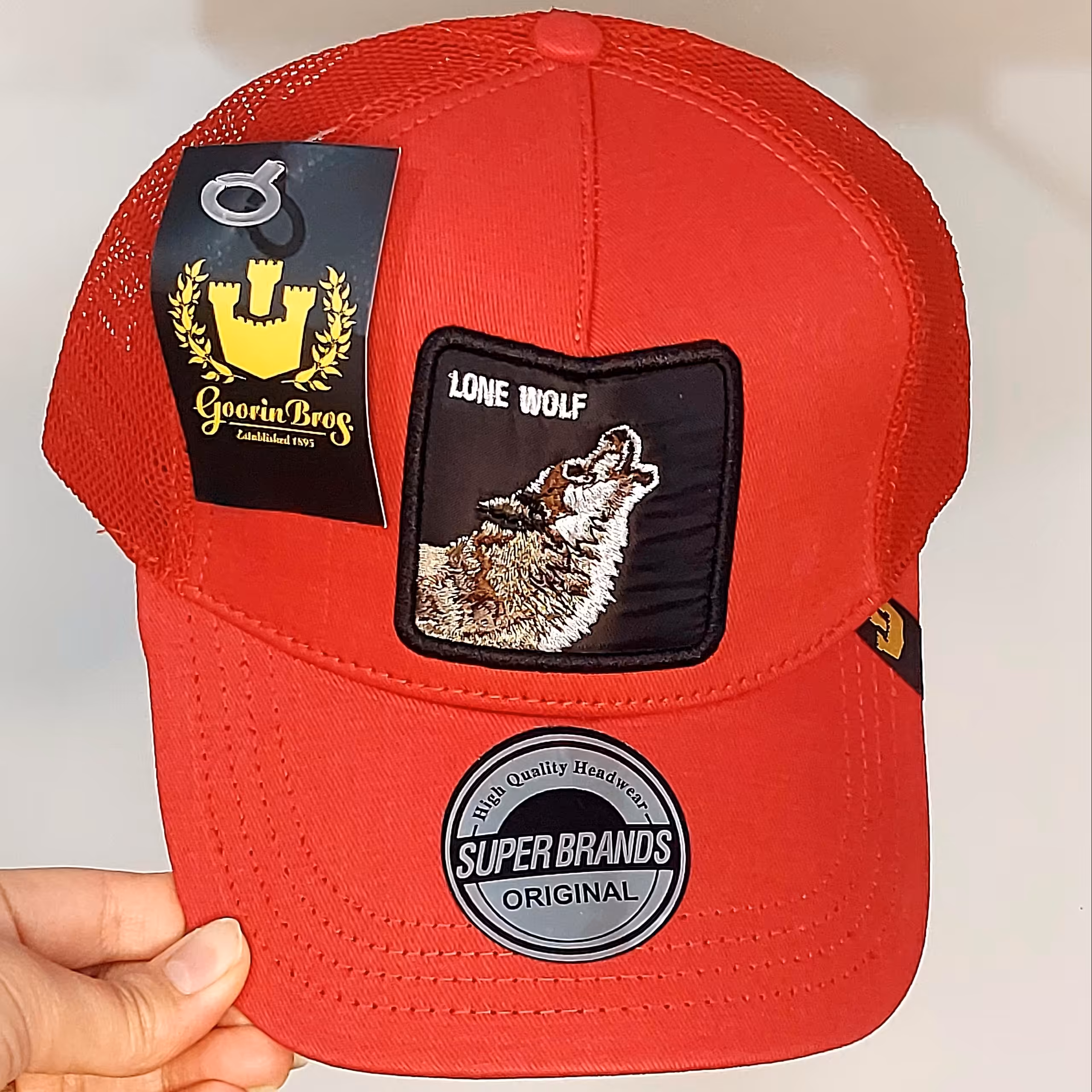 کلاه گورین اسپرت مردانه اصل جنس کتان با قابلیت تنظیم سایز در رنگ و طرح مختلف