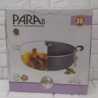 تابه گرانیت داخل زنبوری مارک پاراب لب چدن سنگین وزن کیفیت عالی سایز 36