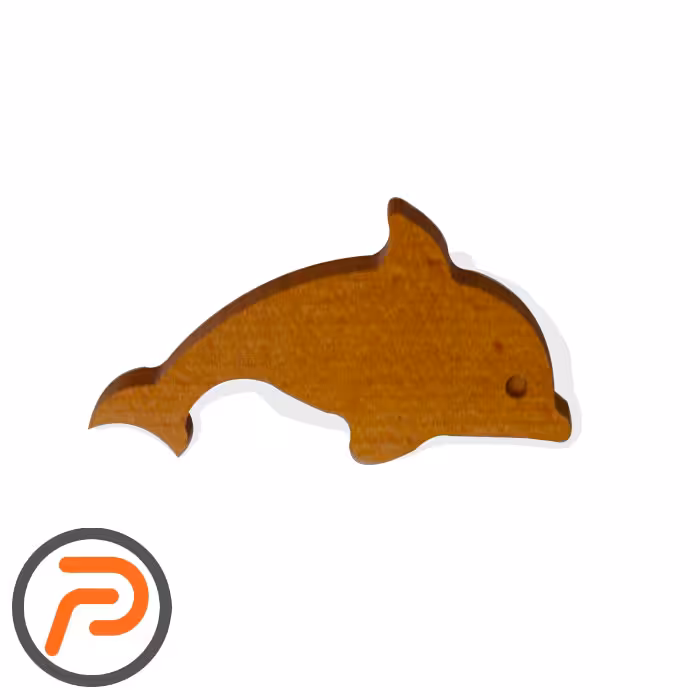 دستگیره چوب راش مدل دلفین