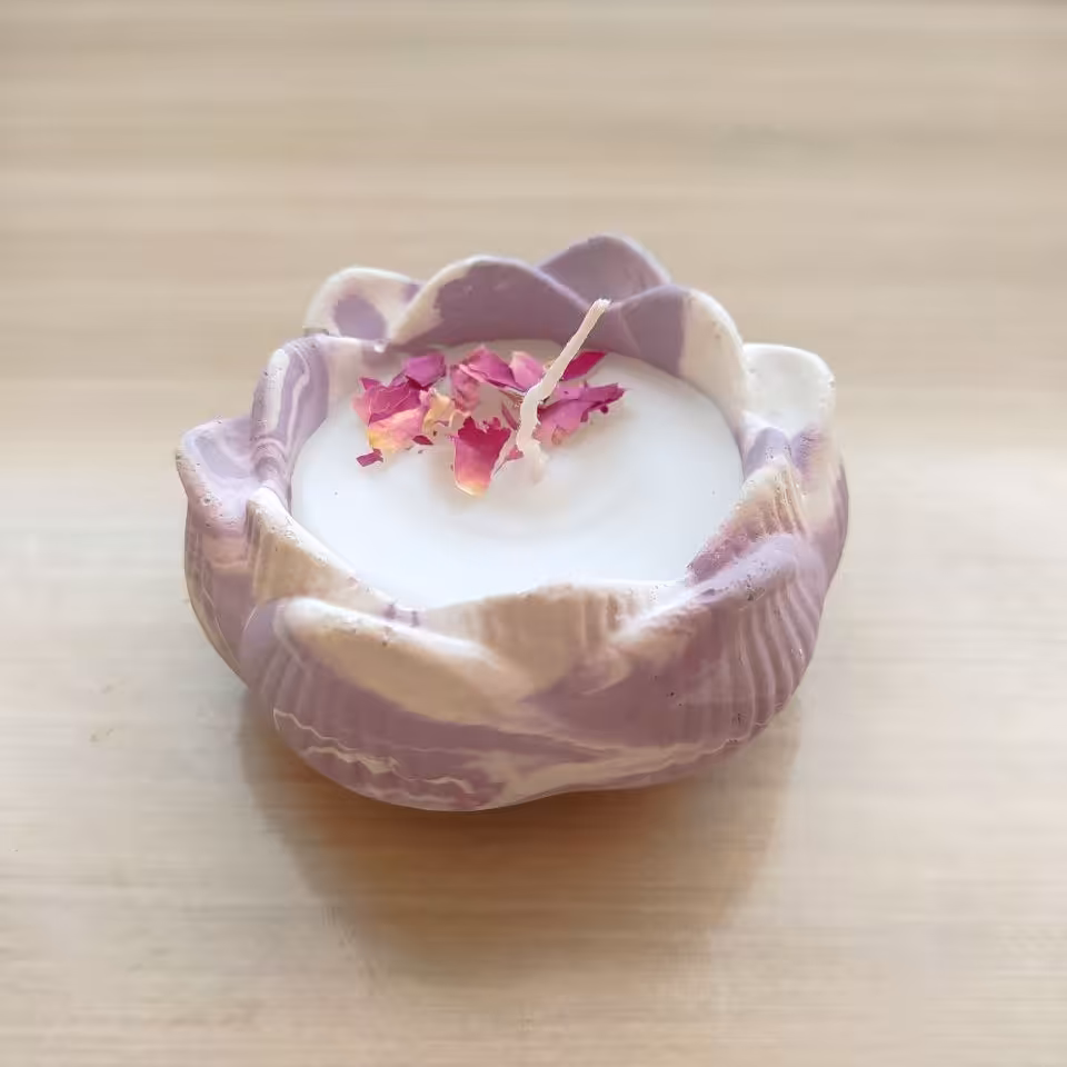 جاشمعی مدل گل لاله