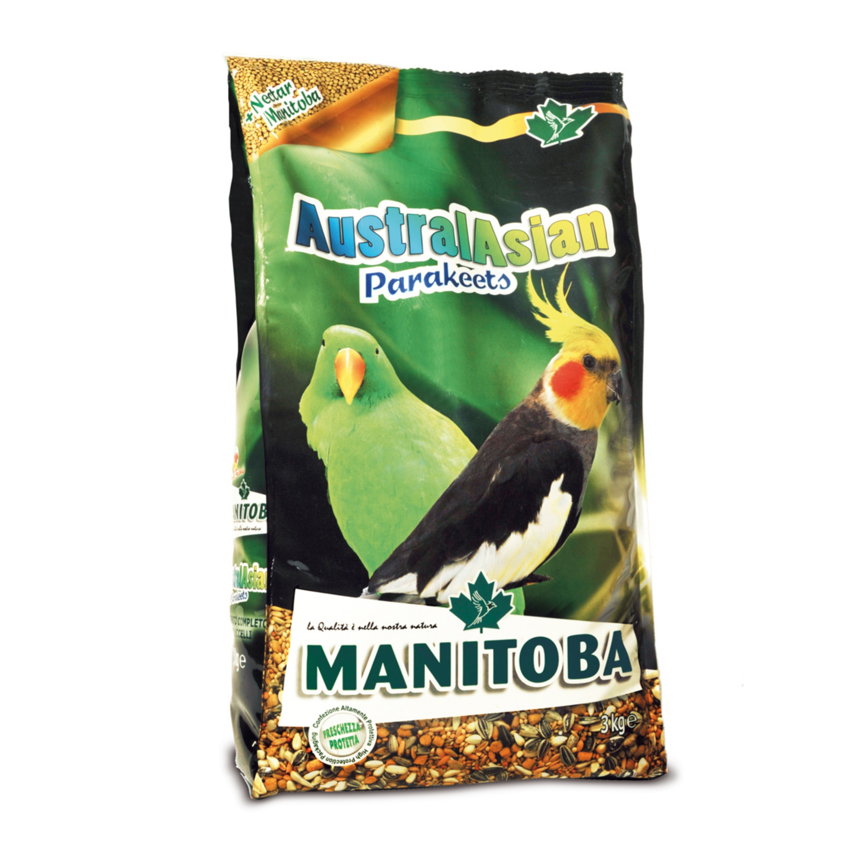 خوراک پاراکیت های استرالیایی و آسیایی منیتوبای ایتالیا بسته 500 گرمی