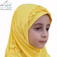 مقنعه مدل دار دخترانه  جذاب وخاص تینا بارنگ متنوع
