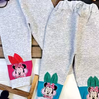 شلوار راحتی مینی موس ملانژ سایز 2 تا 7 سال
