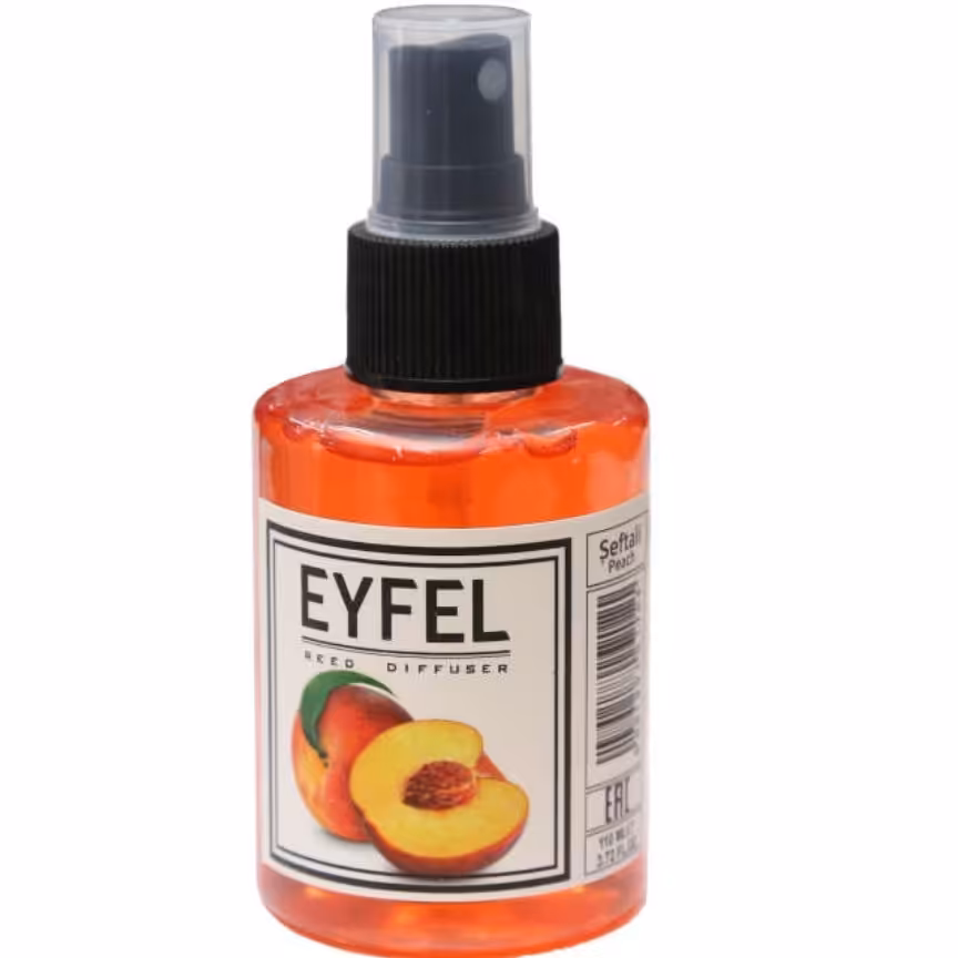 اسپری خوشبوکننده هوای  ایفل اصلی ساخت ترکیه با رایحه هلو (110 میل )