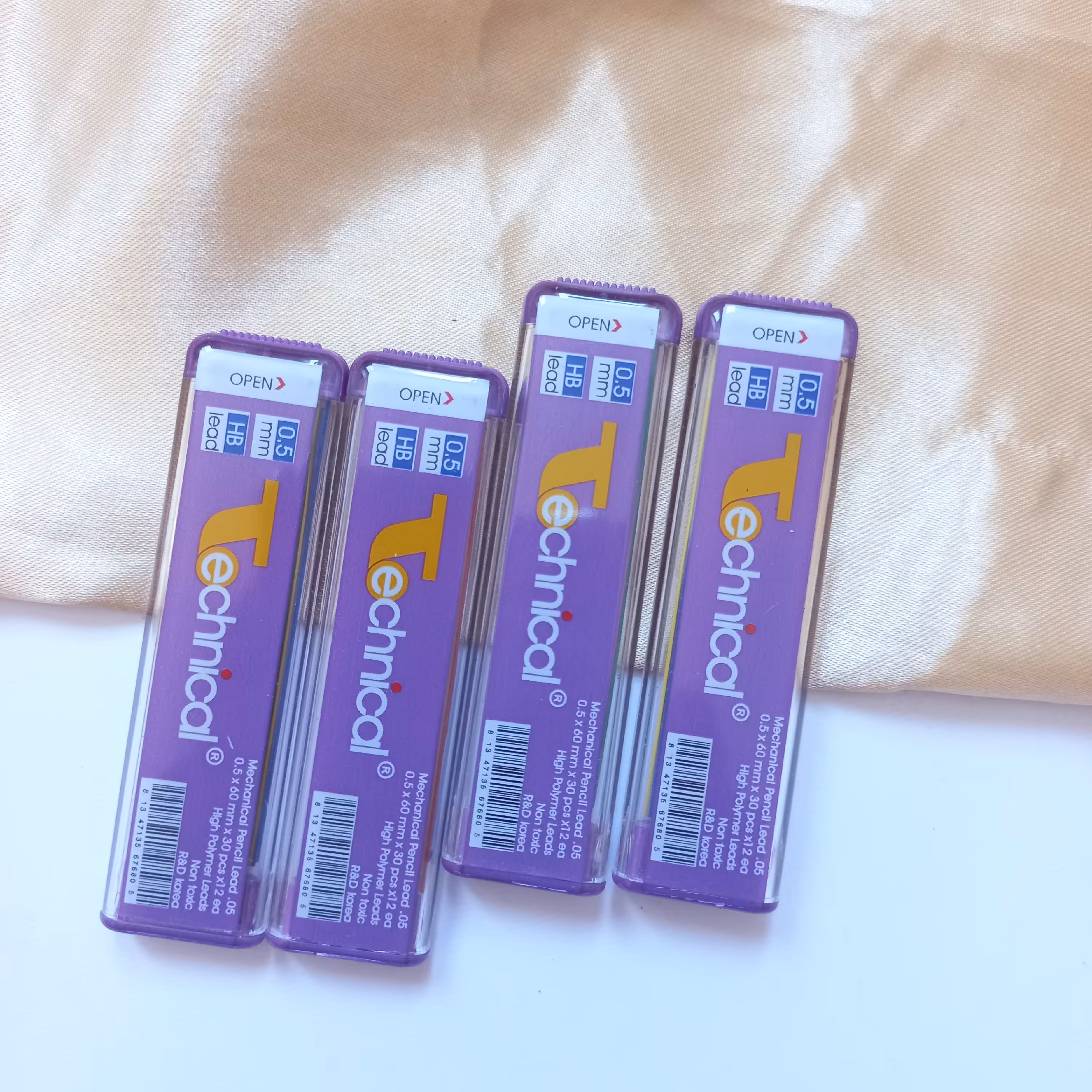 نوک رنگی مدادنوکی0.5میلی متری تکنیکال 