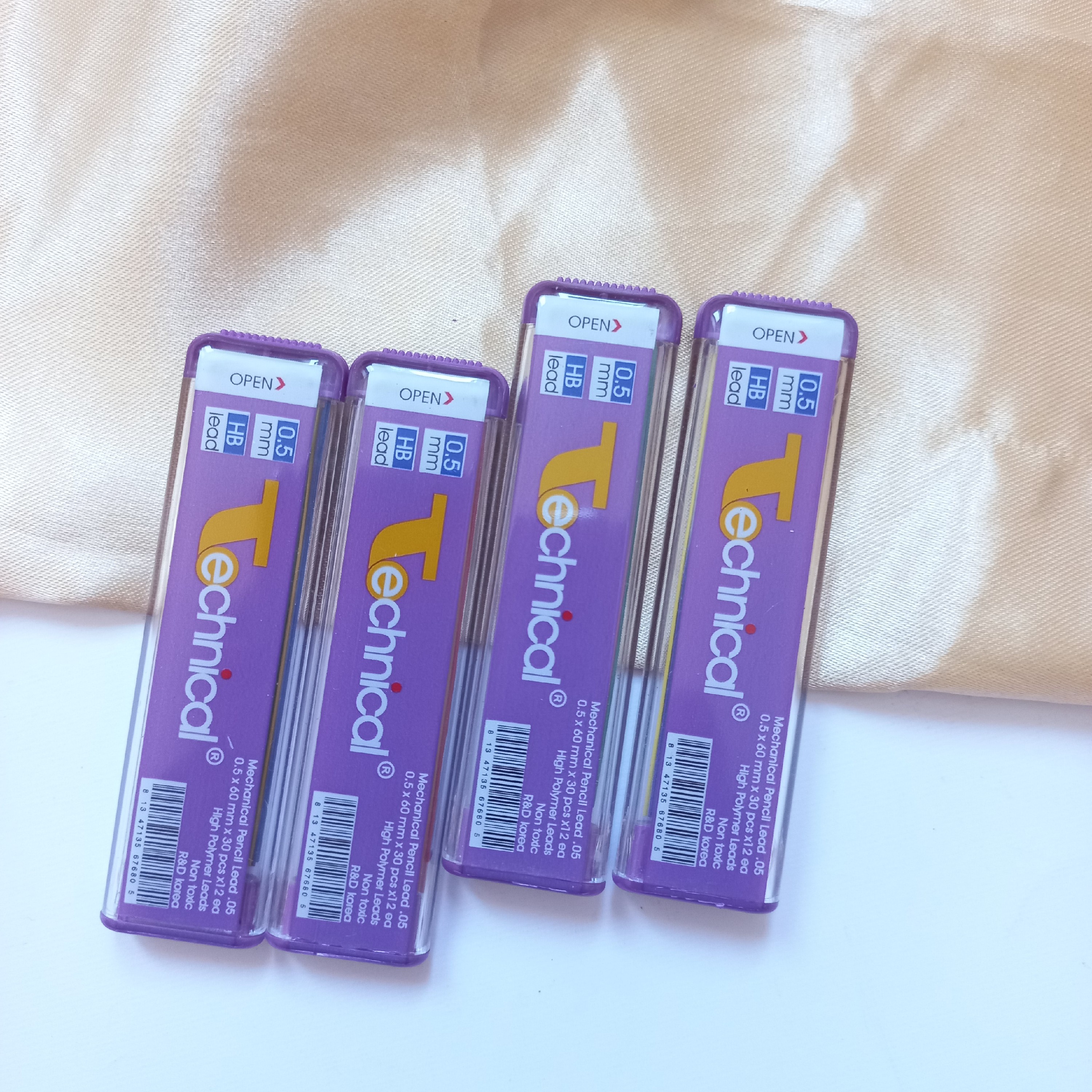 نوک رنگی مدادنوکی0.5میلی متری تکنیکال 