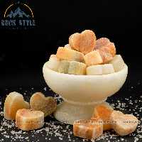 آباژور سنگ سنگ کاسه و قلب دکوری کد 103.0009 