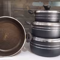 سرویس قابلمه اسبیکو و زرفام لب چدن درجه 1 زنبوری