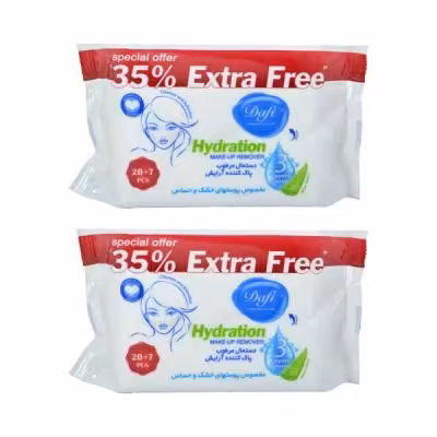 دستمال مرطوب دافی مدل Hydration 01 مجموعه 2 عددی