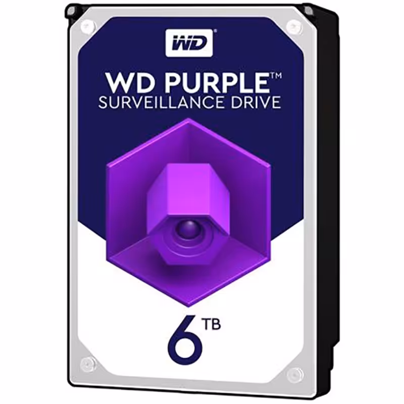 هارد اینترنال 6 ترابایت وسترن دیجیتال بنفش WESTERN PURPLE
