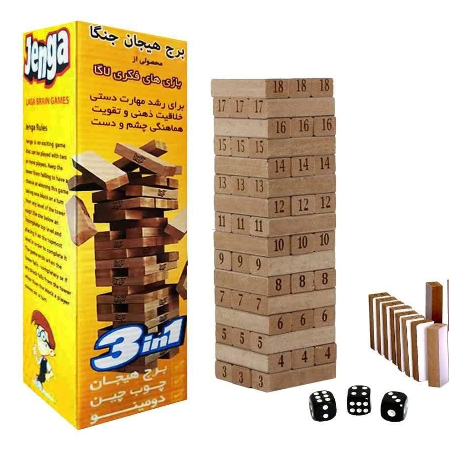 برج هیجان (جنگا) کارتن 20 عددی