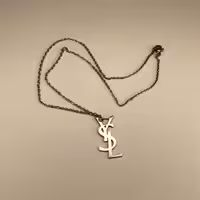 گردنبند استیل جیمین طرح YSL دستساز