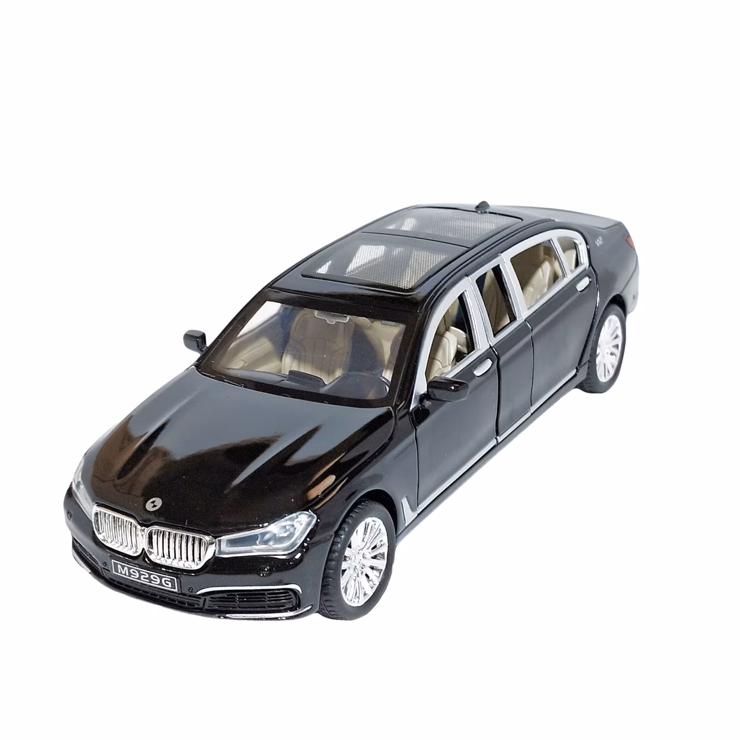 ماکت ماشین فلزی بی ام و BMW LI 780 مقیاس 1-24 تمام درب ها بازشو