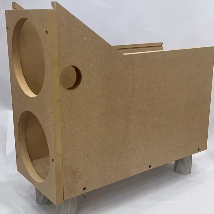 سایلنت باکس دو طبقه MDF - باکس دو فن - مناسب سایلنت کردن دستگاه- (پس کرایه)