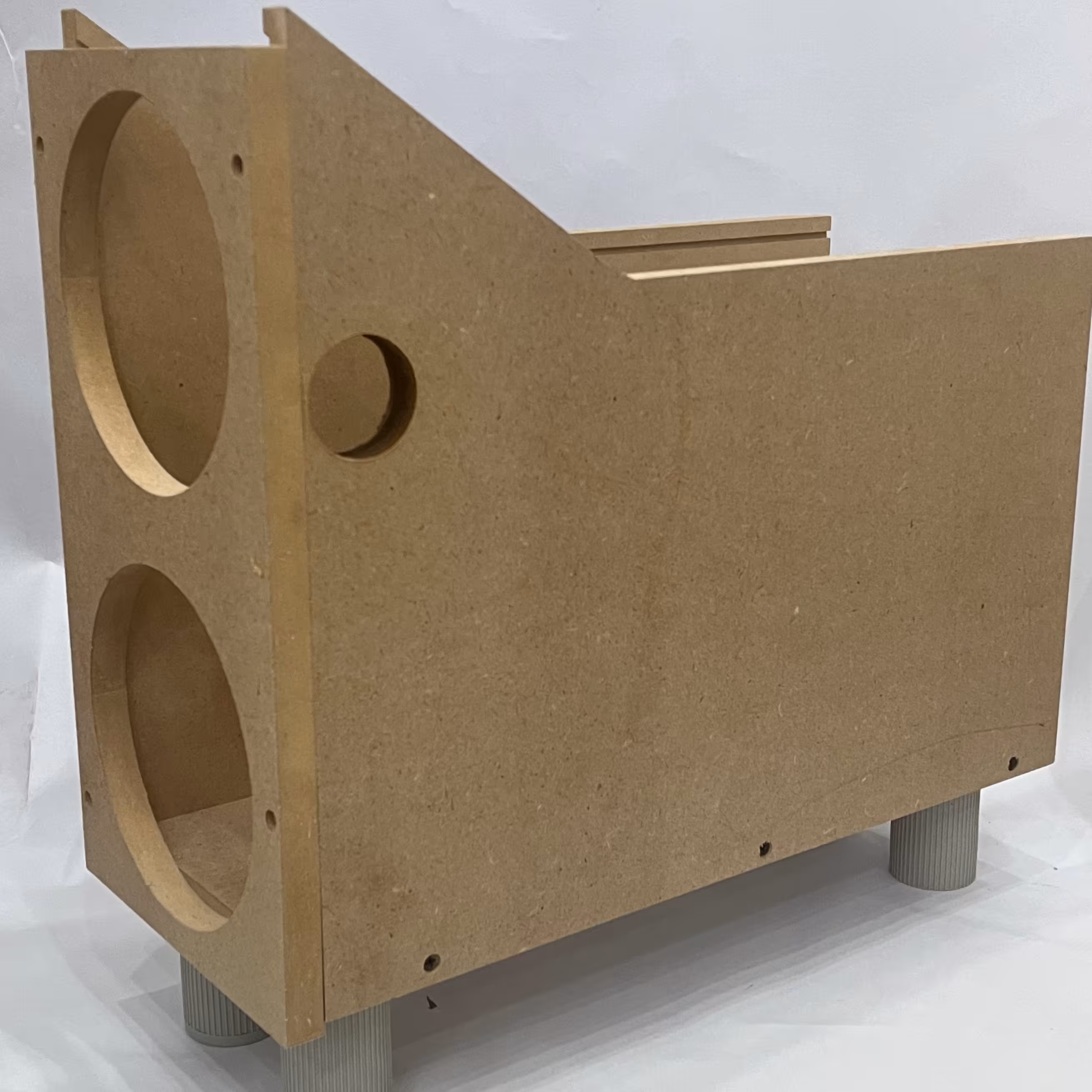 سایلنت باکس دو طبقه MDF - باکس دو فن - مناسب سایلنت کردن دستگاه- (پس کرایه)