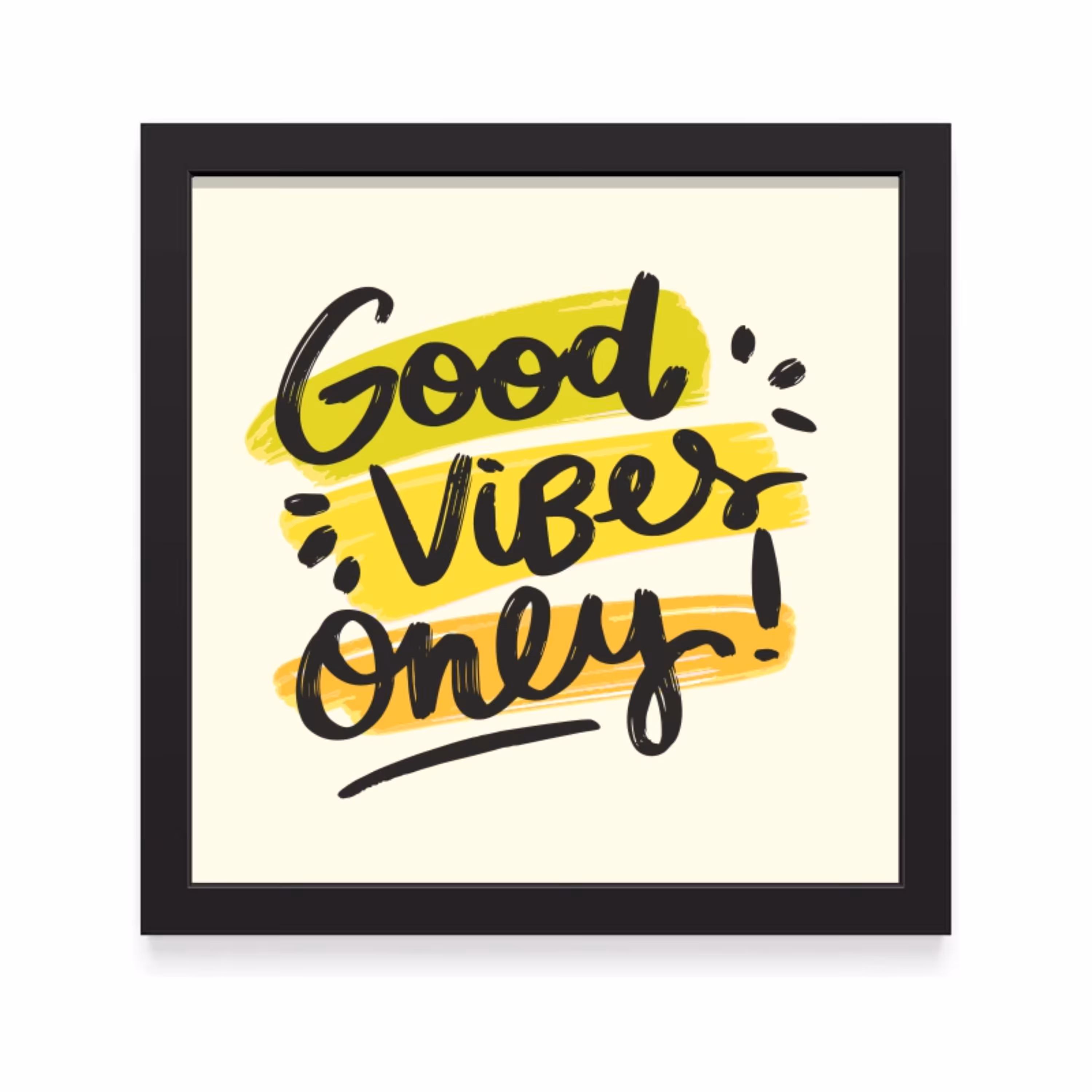 تابلو دکوراتیو جمله انگیزشی فقط انرژی مثبت 