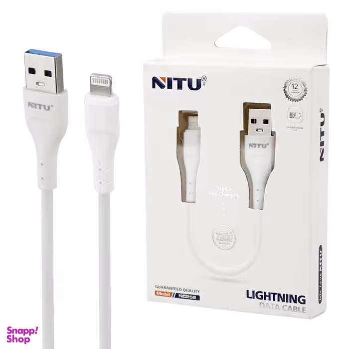 کابل USB به لایتنینگ نیتو (Nitu) مدل NC252 طول 25 سانتیمتر